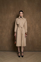 ALBA SIGNATURE TRENCH COAT - BORDEAUX