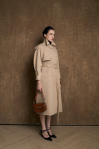 ALBA SIGNATURE TRENCH COAT - BORDEAUX