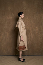 ALBA SIGNATURE TRENCH COAT - BORDEAUX