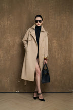 ALBA SIGNATURE TRENCH COAT - BORDEAUX