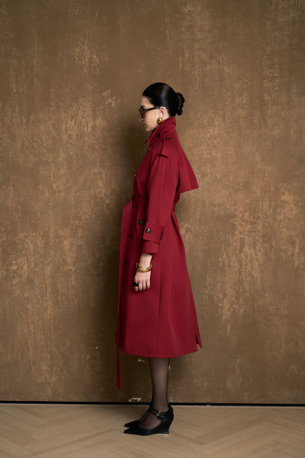 ALBA SIGNATURE TRENCH COAT - KAKI