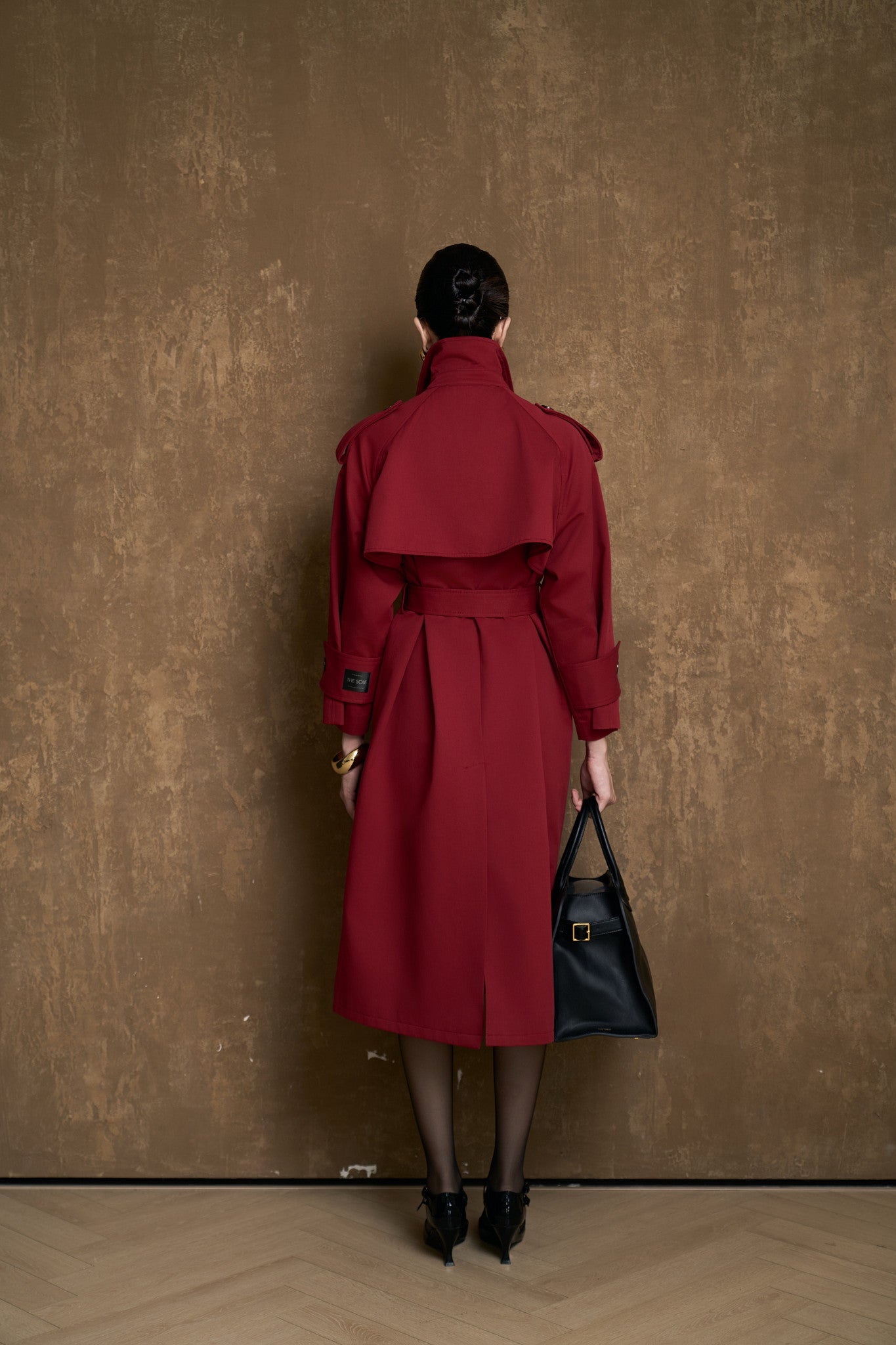 ALBA SIGNATURE TRENCH COAT - BORDEAUX