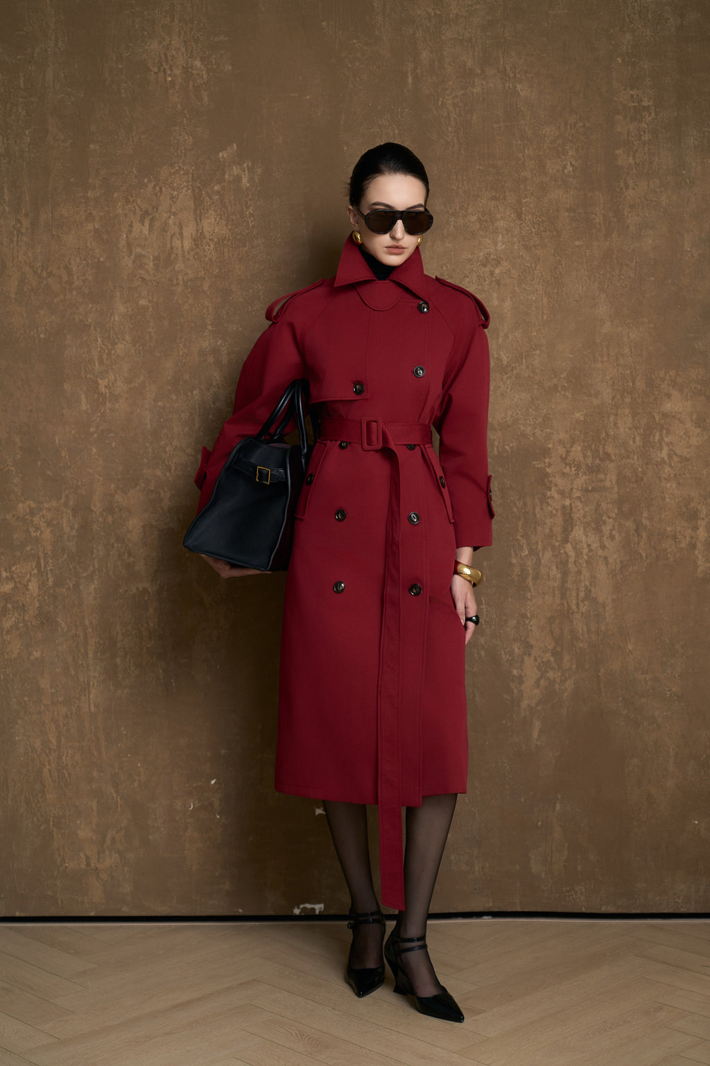 ALBA SIGNATURE TRENCH COAT - KAKI